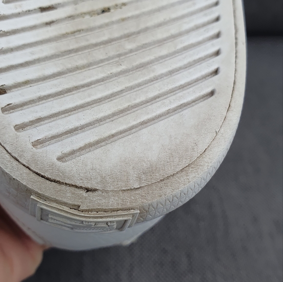 Lacoste Girls White Trainers Pink Detailing Vgc uk1 summer Sneakers - Picture 14 of 16